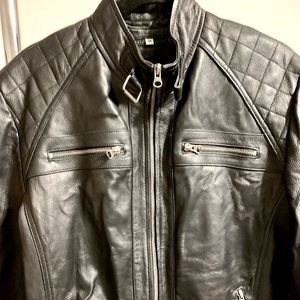 Urban Leather Factory - vintage 100% leather jacket.